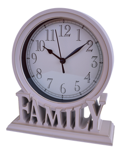 Clock Family Driftwood Face Assorted - 920070