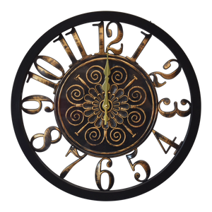 Fleur Clock Bronze - 920094