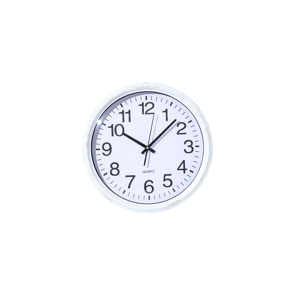 Clock Slimline Profile White 40CM - 920173