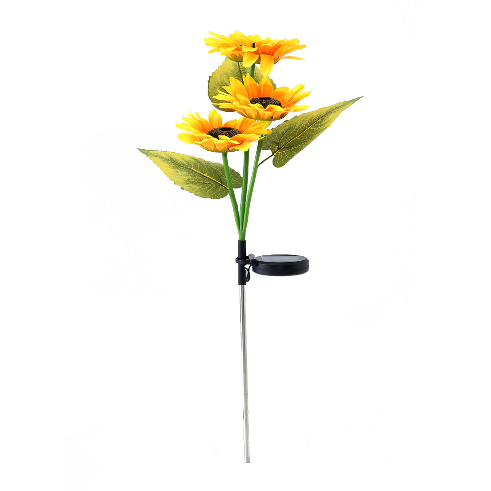Sunflowers 3Head Solar Light Up - 922005