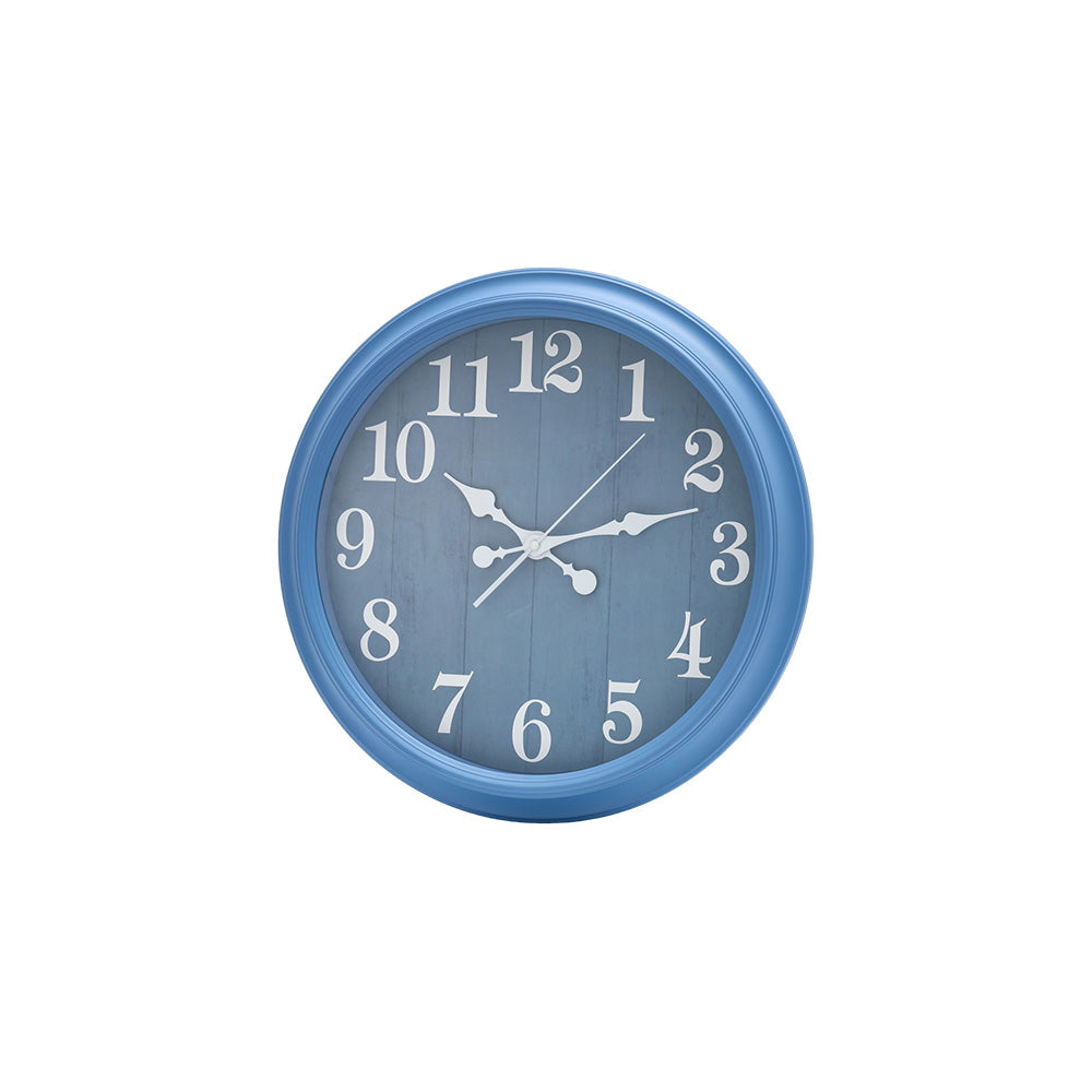 Clock Coastal Blue 45CM - 926112