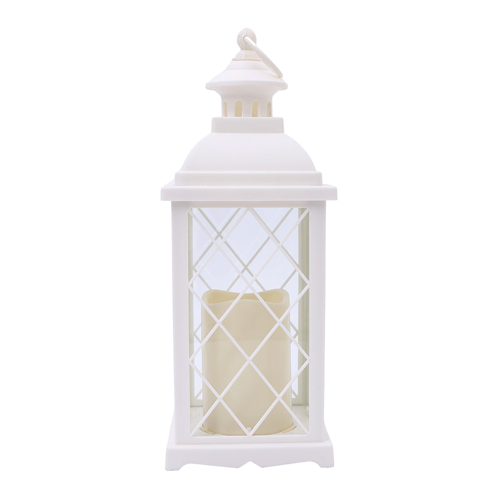 Lantern White 13X33CM - 929059