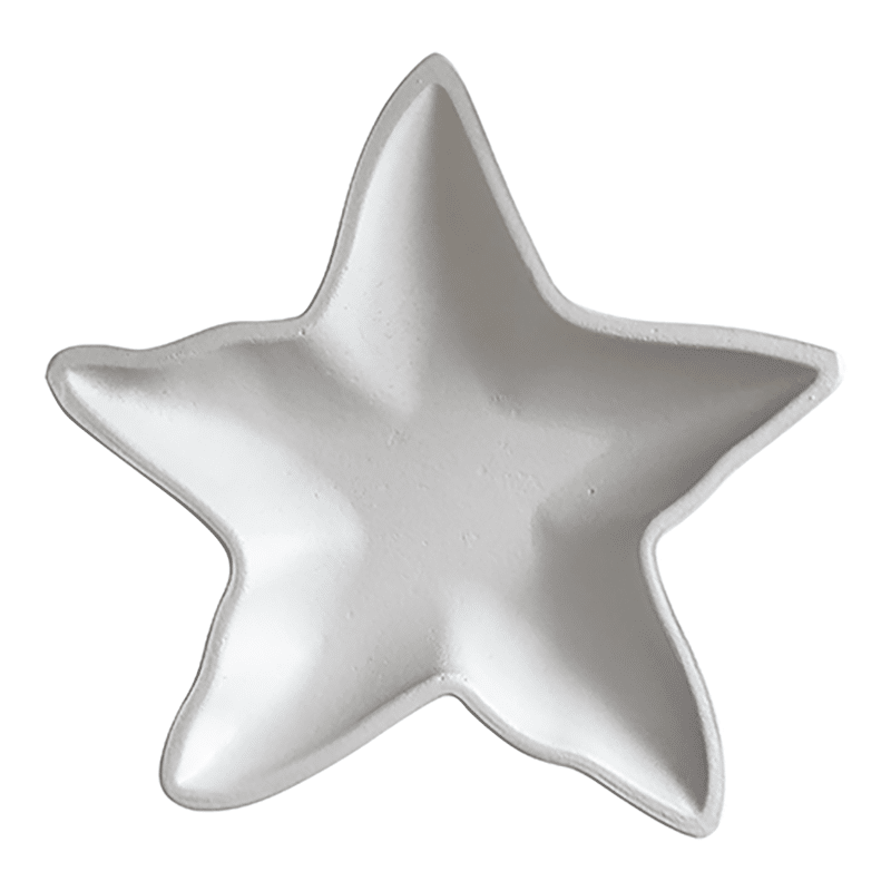 Plate Starfish White - 931231