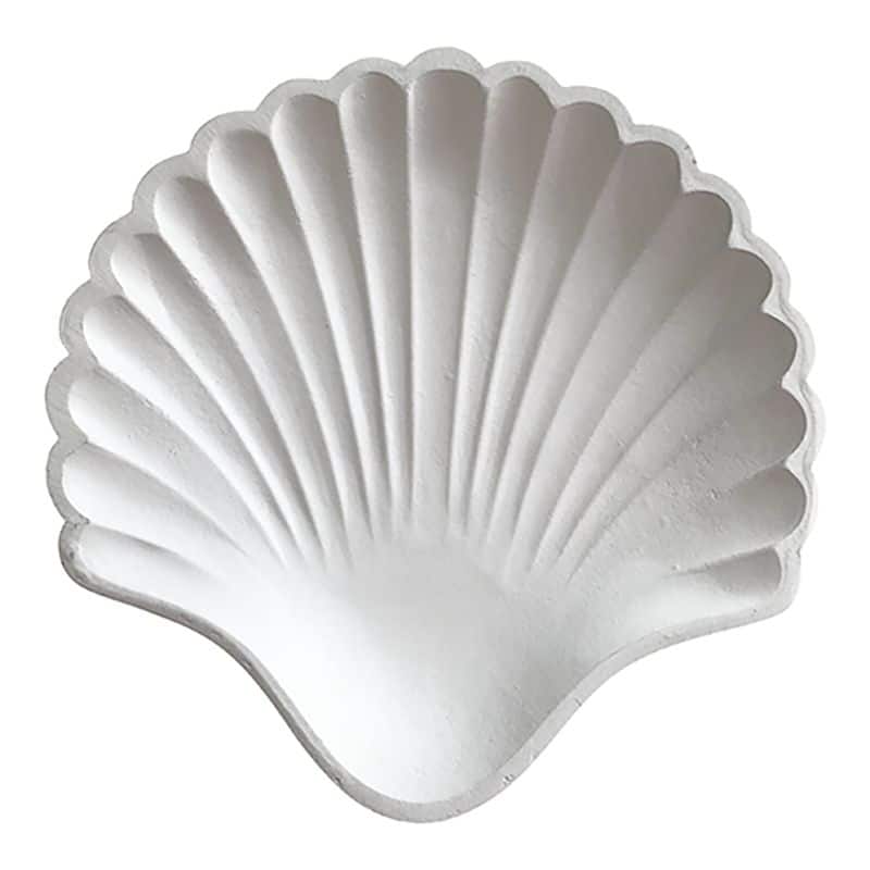 Plate Seashell White - 931233