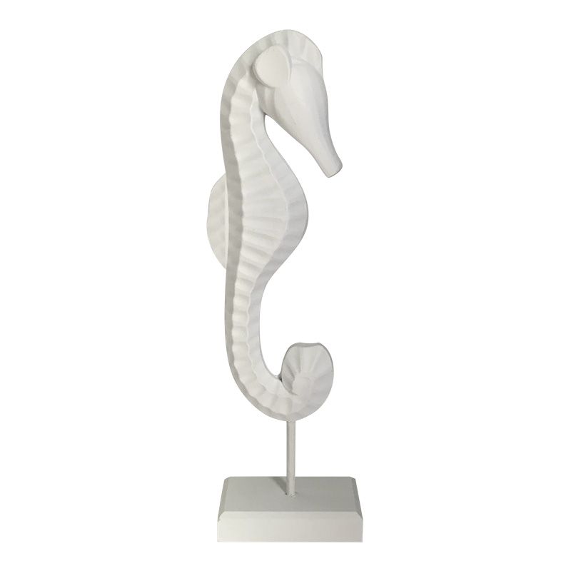 Seahorse on Stand White L - 931241
