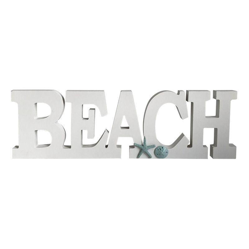 Sign Beach White - 931244
