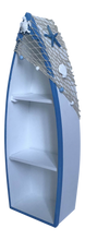 Load image into Gallery viewer, Boat Display Shelf with Net 21X13X59.5CM - 931448

