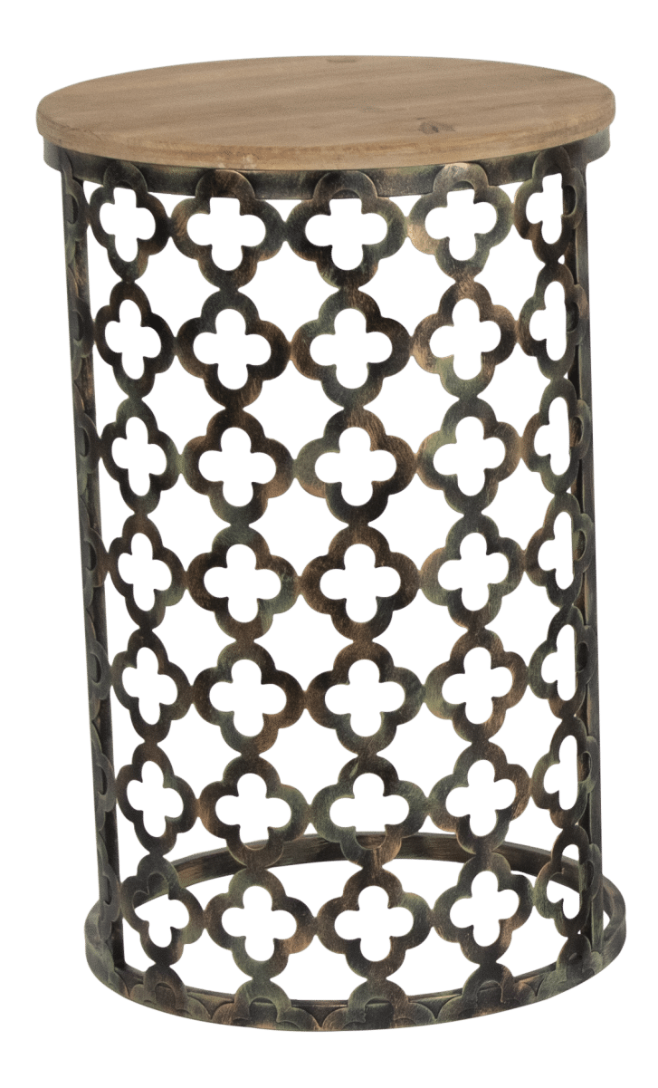 SLF Table Aziza Wood Top Antique Gold Large - 972077