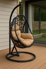 Load image into Gallery viewer, SLF Torino Hanging Pod Chair Steel Frame Black - 974016
