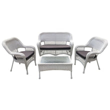 Load image into Gallery viewer, SLF Sofa Setting 4PC Palm Cove White - 974081

