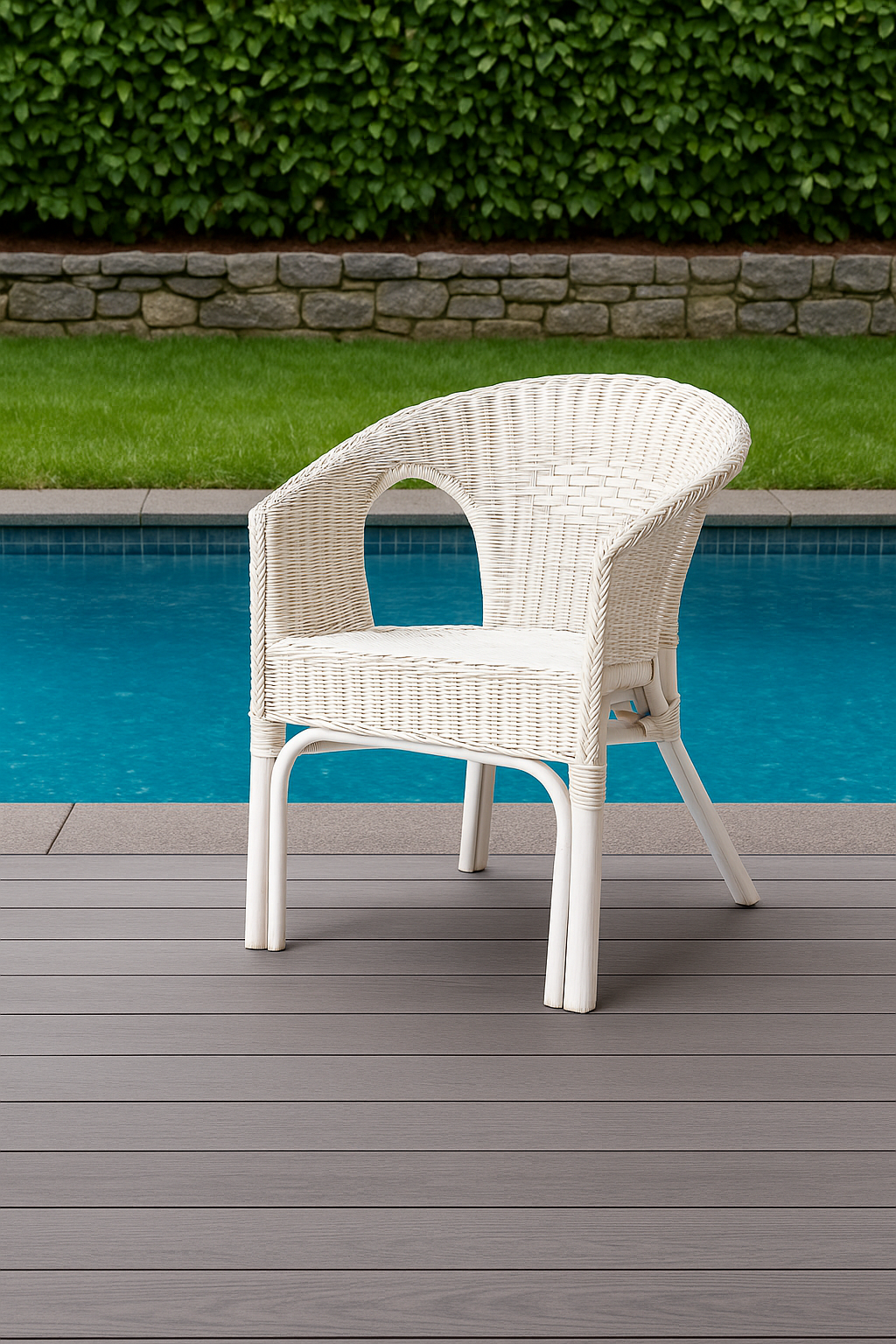 SLF Chair Rattan White - 975048