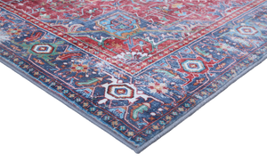 CR MF Rug Printed Red/Blue Trans 140x200CM - 985199