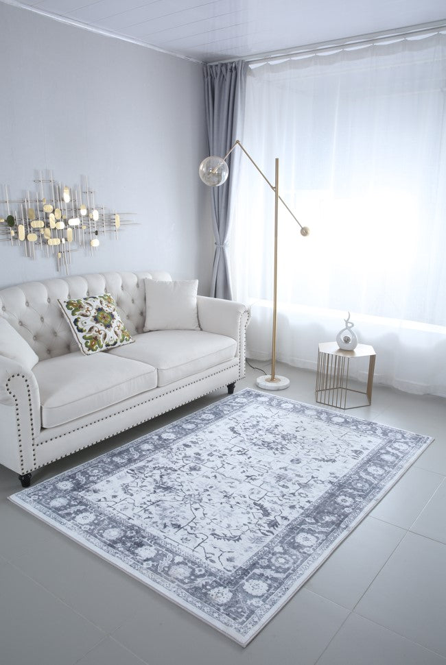 CR MF Rug Printed Grey Trans 140x200CM - 985201