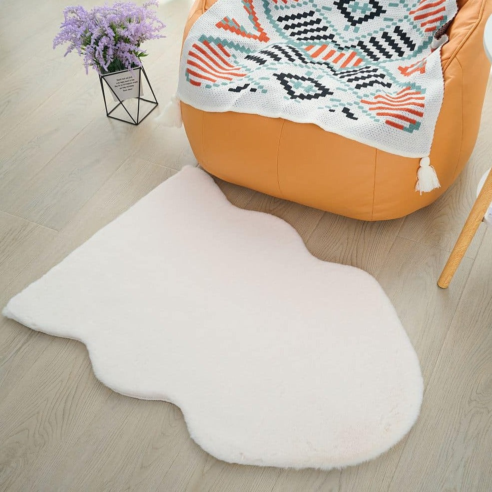 Casa Rosso Lapin Animal Rug Ivory 60X90CM - 985203
