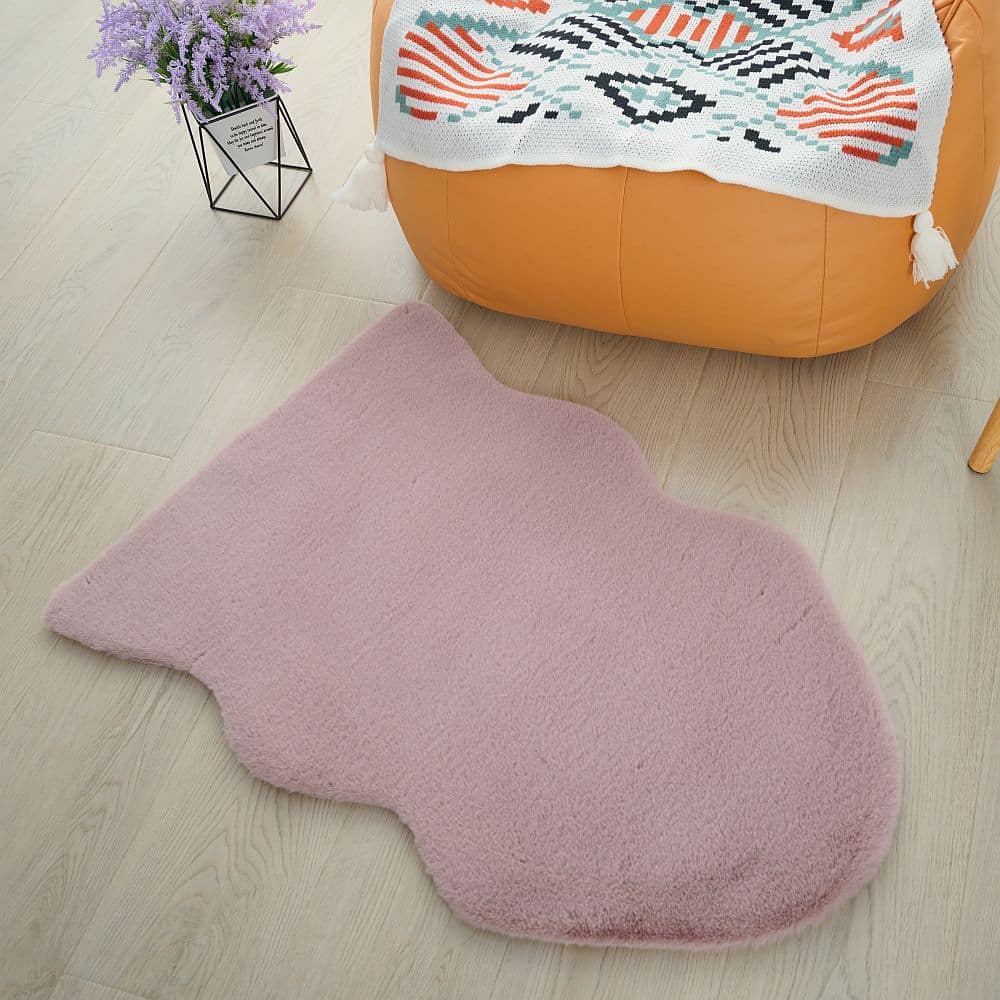 Casa Rosso Lapin Animal Rug Mauve 60X90CM - 985206