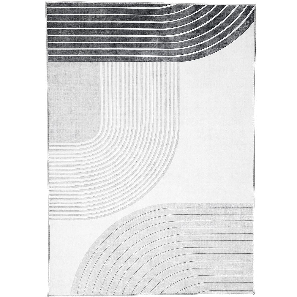 CR Venice Rug Grey Curve 1.4x2MT - 985326