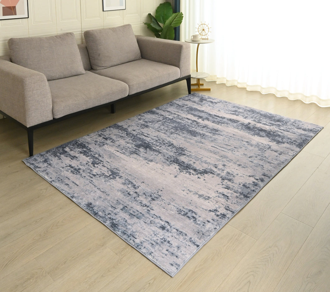 CR Rug Thick Microfibre Blend Blue 200X300CM - 985388
