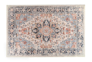 CR Rug Thick Microfibre Grey/Red 160X230CM - 985384
