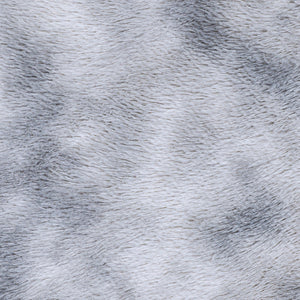 CR Spiral Rug Plush 2Tone Tie Dye Silver 140X200CM - 985889