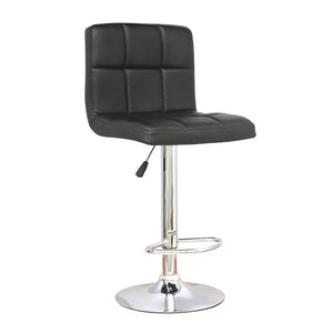 SLF Levi Bar Stool Hydro Square PU Black - 991007