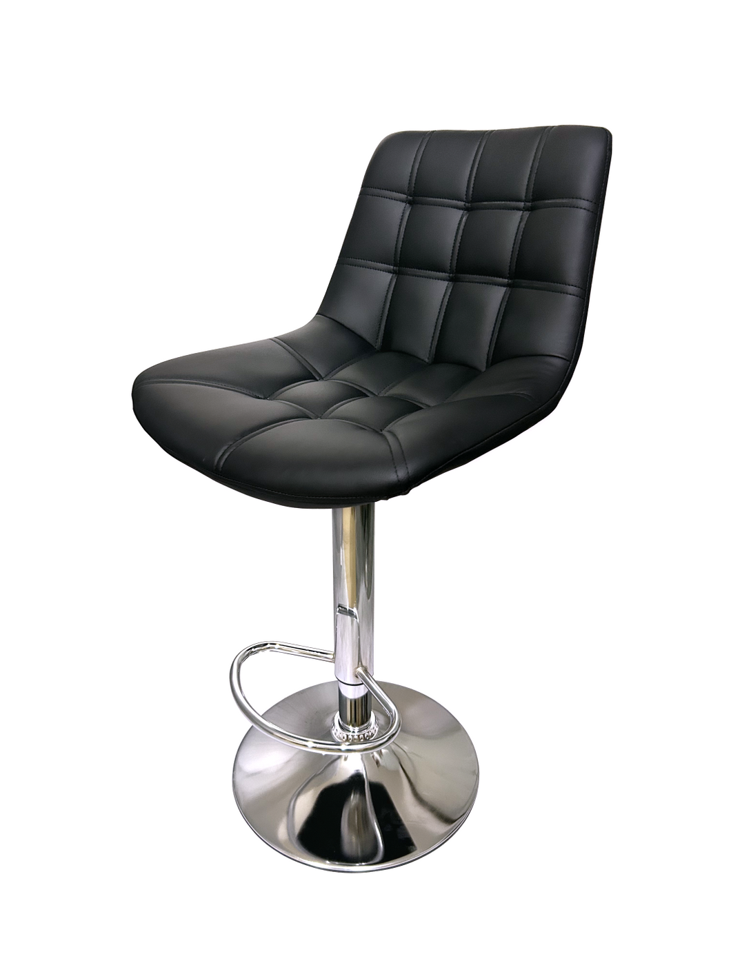 SLF Bar Stool Hydro Stitch Patch PU Black - 991013
