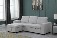 Load image into Gallery viewer, SLF Gianni Sofa Bed with Lift Up Storage Light Grey - 993002
