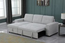 Load image into Gallery viewer, SLF Gianni Sofa Bed with Lift Up Storage Light Grey - 993002
