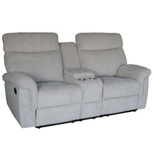Load image into Gallery viewer, SLF Surin Recliner 2 Seater W/Centre Console Mist Grey - 993022
