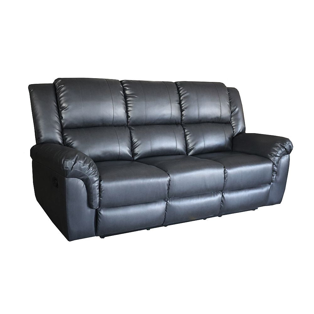 SLF Phuket Recliner 3 Seater Black - 993055