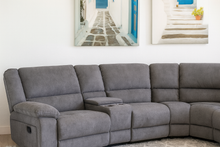 Load image into Gallery viewer, SLF Kansas Recliner Theatre Sofa Dark Grey - 993060
