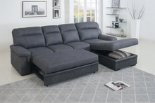 Load image into Gallery viewer, SLF Ericka Sofa Bed/Ottoman/Lift Up Storage 4 Seater Titanium Grey - 993061
