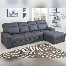 Load image into Gallery viewer, SLF Ericka Sofa Bed/Ottoman/Lift Up Storage 4 Seater Titanium Grey - 993061
