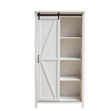Load image into Gallery viewer, SLF Celia Cabinet Tall White with Sliding Door - 994018
