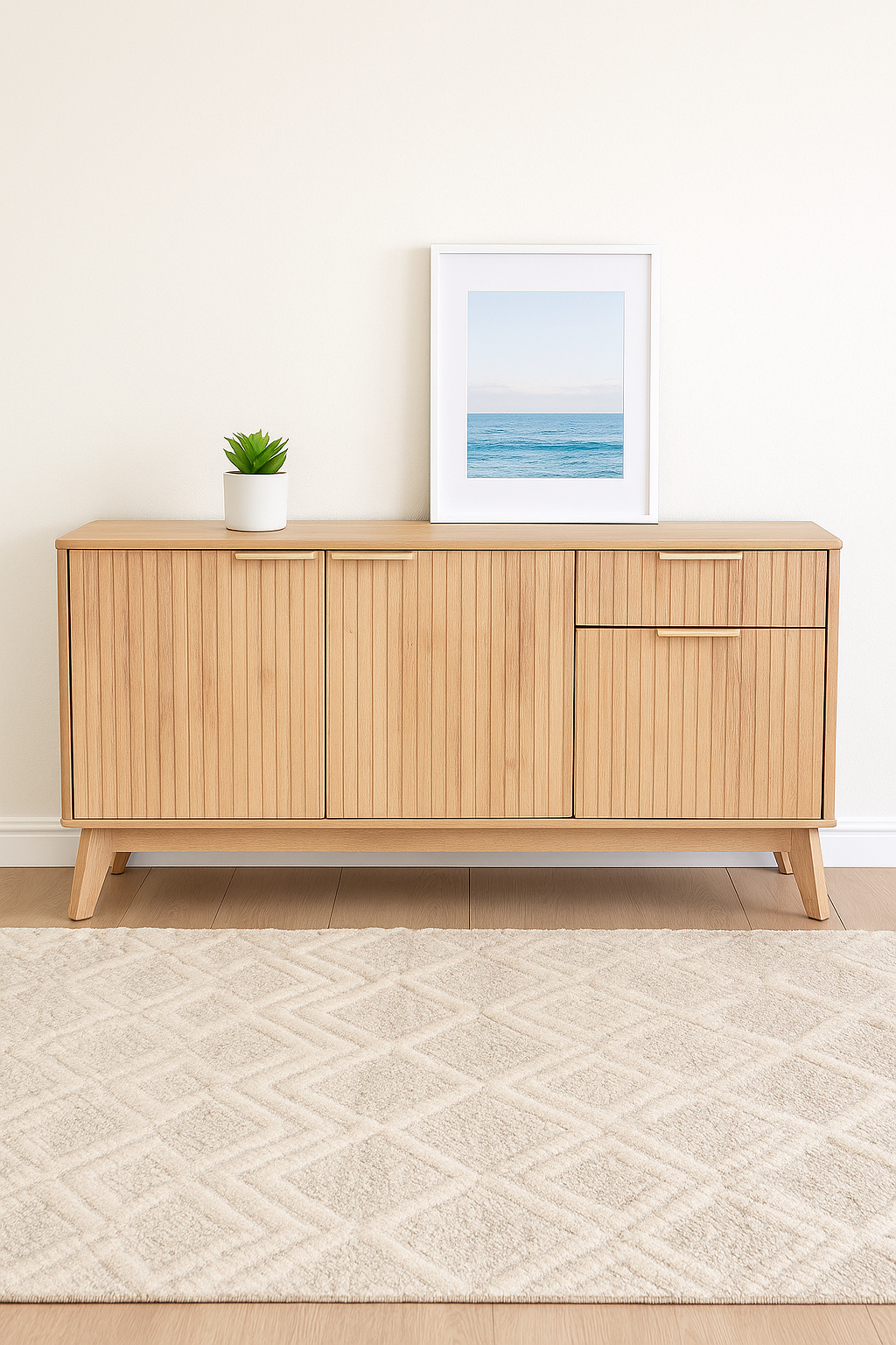 SLF Harper Buffet 2 Door + 2 Drawer 150X39.5X73CM - 994048