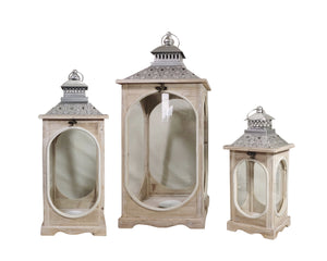Lantern Wood Natural Oval Window Medium - 929047