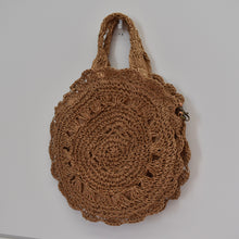 Load image into Gallery viewer, Woven Bag Round Natural With Shoulder Strap - 287091
