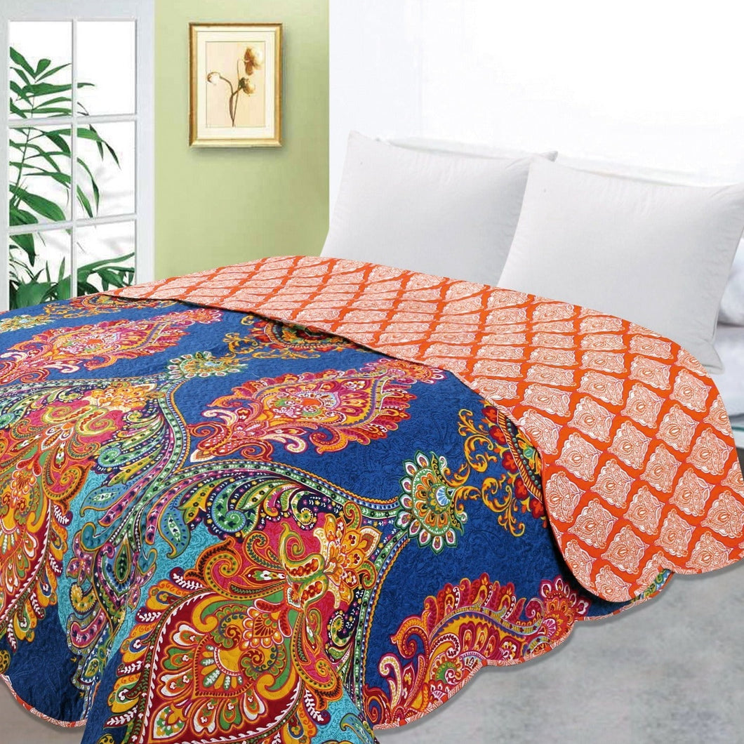 Casa Rosso Vintage Quilt Indian Bright King 235X265CM - 665122
