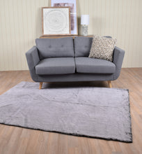 Load image into Gallery viewer, Casa Rosso Lapin Rug 2Tone Black/Grey 140X200CM - 985733
