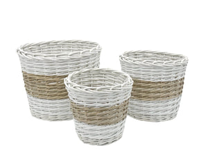 Hampton Willow Round Basket Small - 621005