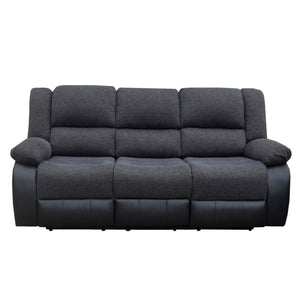 SLF Elliot 3 Seater Recliner Black - 993018