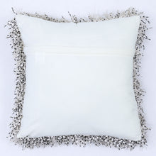 Load image into Gallery viewer, CR Tammy Cushion Bobble Shaggy White/Black 45CM - 665209
