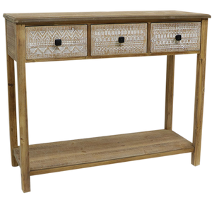 SLF Sofa Table Tilly 3 Drawer Boho - 972027