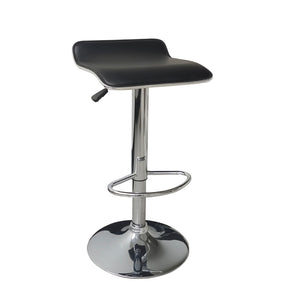 SLF Siena Barstool Hydro Flat Top PU Black - 991004