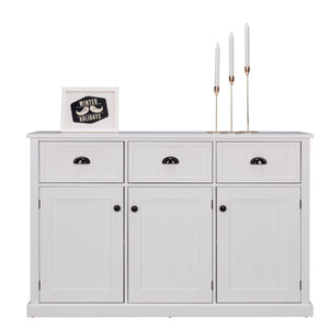 SLF Lugo Buffet 3 Drawer 3 Door White - 994034