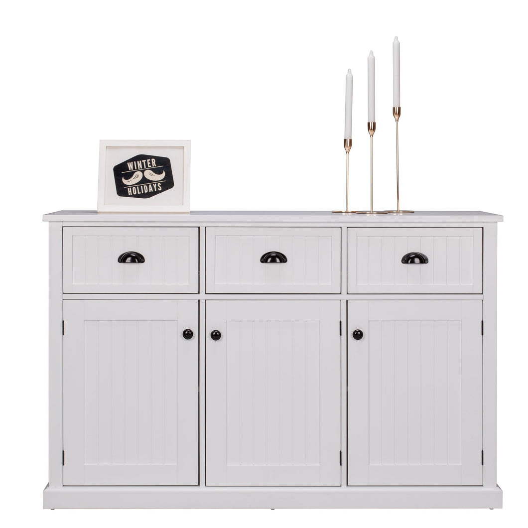 SLF Lugo Buffet 3 Drawer 3 Door White - 994034
