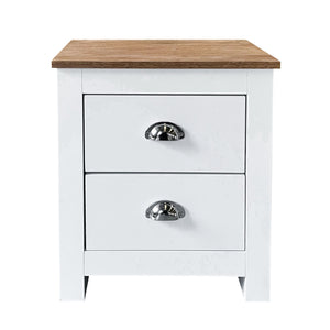SLF Byron Bedside 2 Tone Natural/White - 995018
