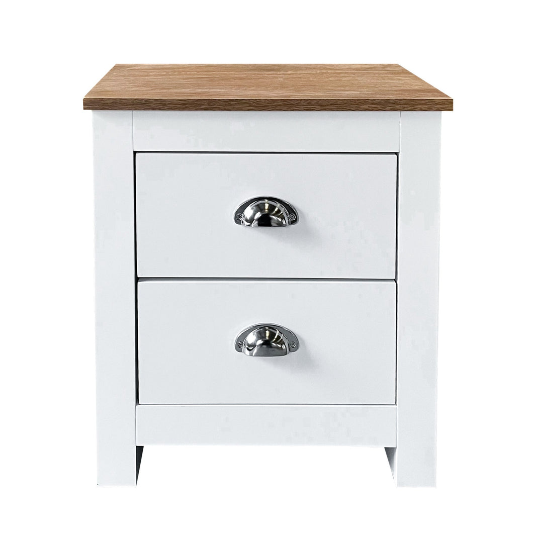SLF Byron Bedside 2 Tone Natural/White - 995018